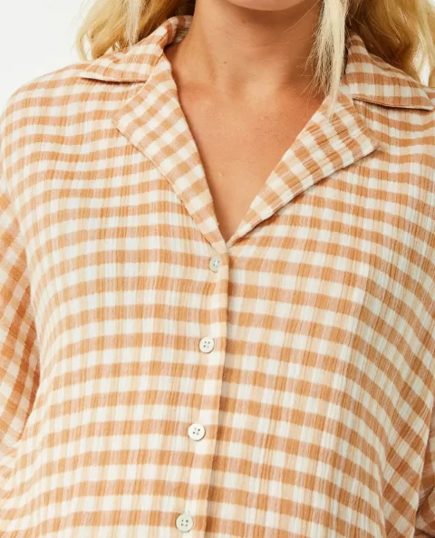 Shirts & Tops Premium Surf Check Shirt Rip Curl Women - Image 5