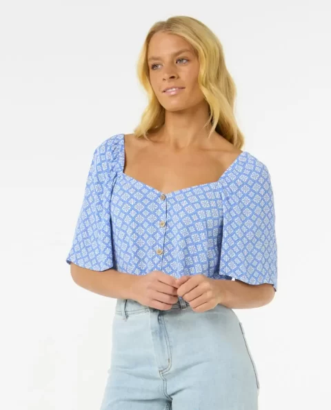 Shirts & Tops Rip Curl Women San Carlos Button Through Top - Image 2