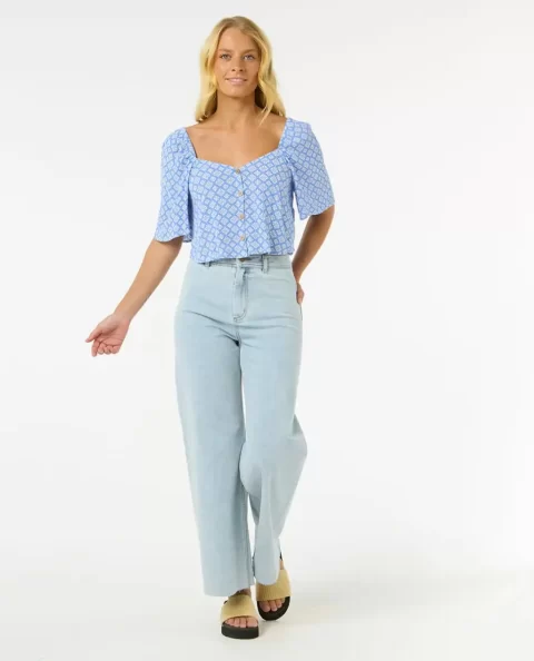 Shirts & Tops Rip Curl Women San Carlos Button Through Top - Image 4