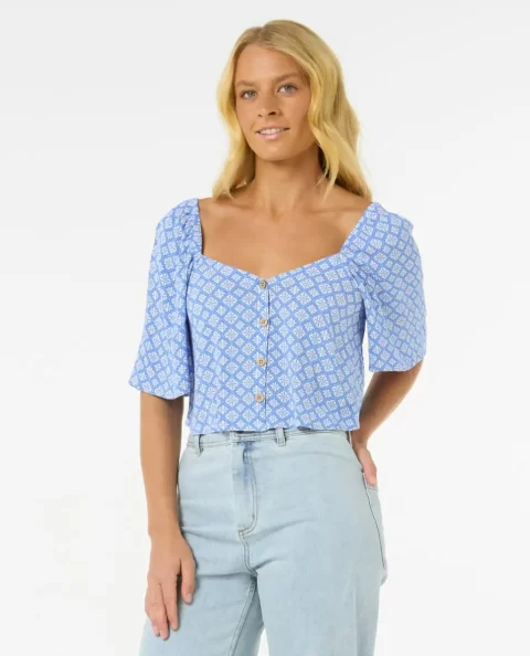 Shirts & Tops Rip Curl Women San Carlos Button Through Top