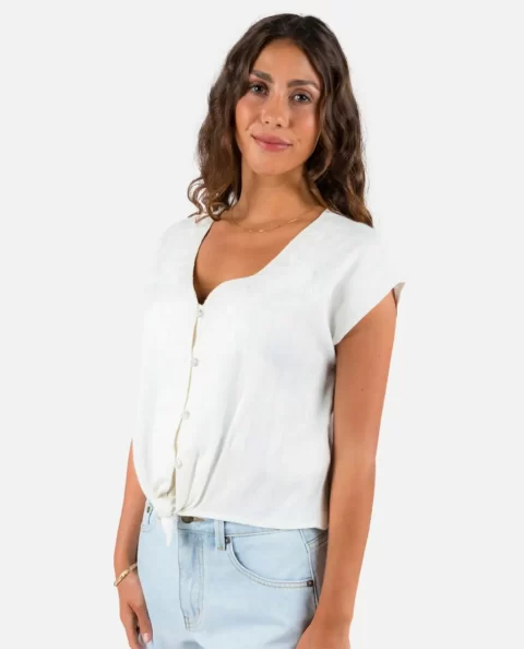 Shirts & Tops Tiki Embroidered Top Rip Curl Women - Image 2