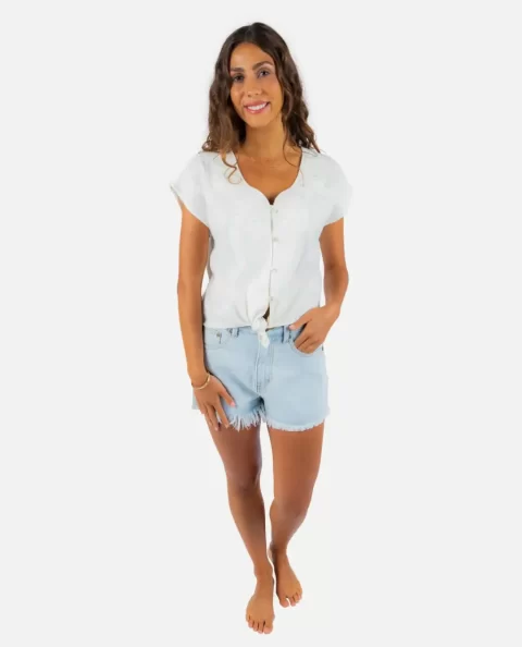 Shirts & Tops Tiki Embroidered Top Rip Curl Women - Image 4