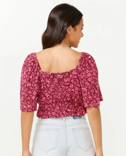 Shirts & Tops Women Rip Curl Beach Party Short Sleeve Top - Image 3