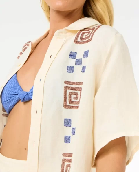 Shirts & Tops Women San Carlos Embroidered Shirt Rip Curl - Image 5