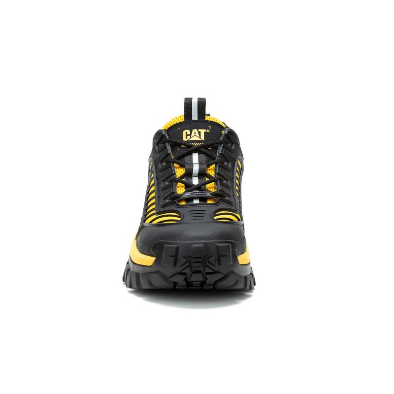 Shoes Men Men's Invader Mecha Composite Toe Work Shoe Black/Cat Yellow Cat - Image 3
