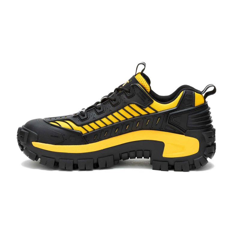 Shoes Men Men's Invader Mecha Composite Toe Work Shoe Black/Cat Yellow Cat - Image 4