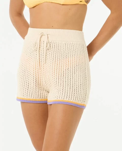 Shorts Women Rip Curl Cala Vadella Crochet Short - Image 2