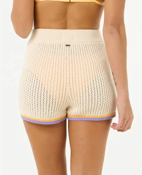 Shorts Women Rip Curl Cala Vadella Crochet Short - Image 3