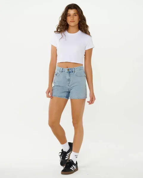 Shorts Women Tabby Denim Shorts Rip Curl - Image 4