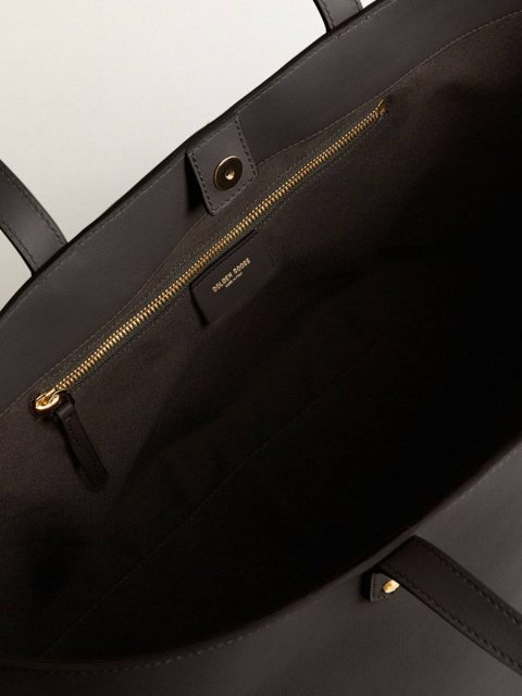 Shoulder Bags Black Pasadena Bag Made Of Smooth Leather With Gold Logo Women Golden Goose Black - Image 4