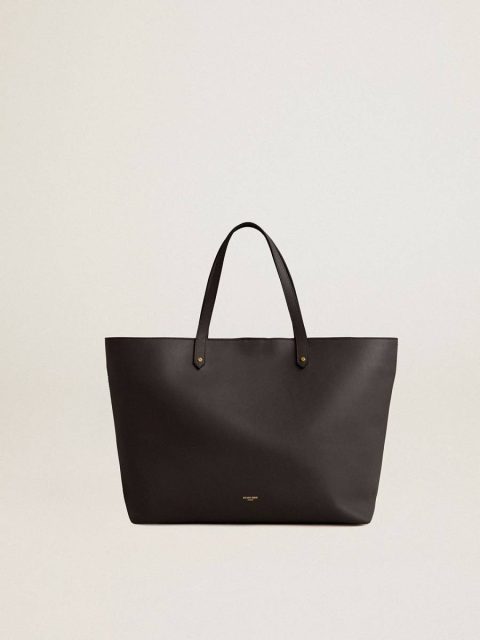 Shoulder Bags Black Pasadena Bag Made Of Smooth Leather With Gold Logo Women Golden Goose Black
