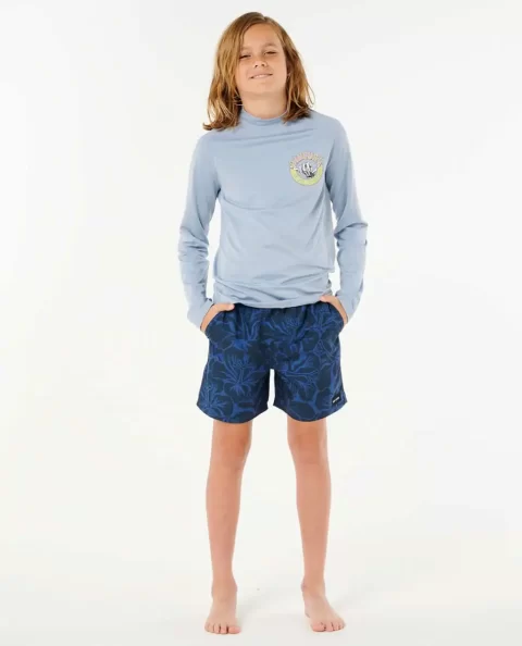 Shred Shakka Upf 50 Long Sleeve Rash Guard Rash Guards & Vest Rip Curl Kids - Image 4
