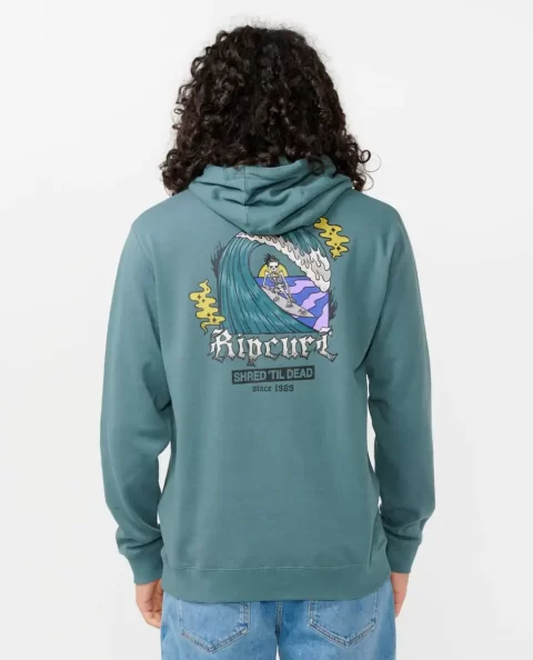 Shred Till Dead Hood Hoodies & Fleece Mens Rip Curl - Image 3