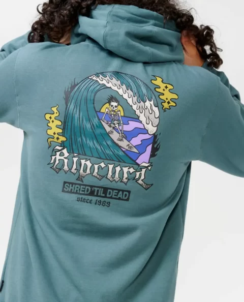 Shred Till Dead Hood Hoodies & Fleece Mens Rip Curl