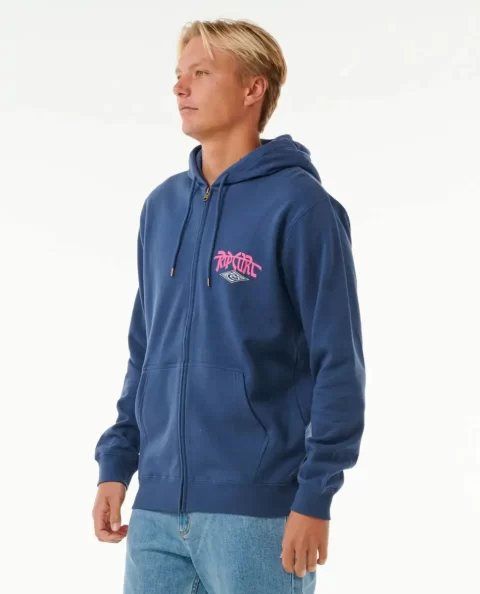 Shred Till Dead Zip Through Hood Hoodies & Fleece Mens Rip Curl - Image 2
