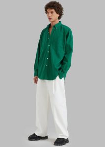 Sinclair Shirt - Green Men Tops The Frankie Shop Green - Image 4