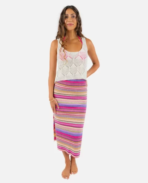 Skirts Rip Curl Women Palapa Knit Midi Skirt - Image 4