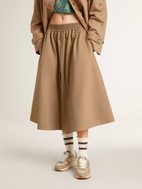 Skirts & Shorts Women’s Beige Circle Skirt Golden Goose Beige Women - Image 2