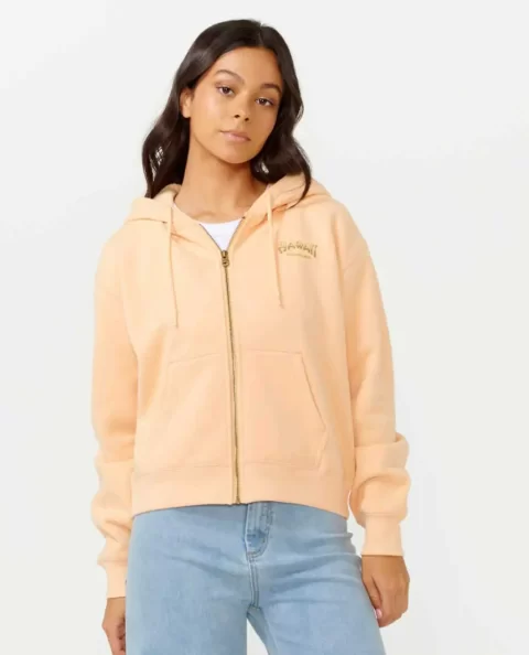 Spirit Relaxed Zip Through Rip Curl Women Hoodies & Fleece