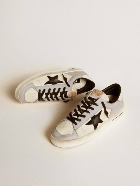 Stardan Golden Goose Men Men’s Stardan Ltd In Nappa And Leather With Suede Star And Leather Heel Tab - Image 2