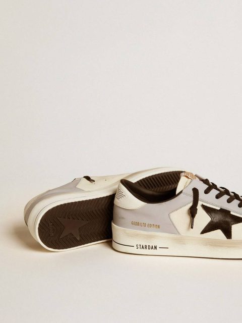 Stardan Golden Goose Men Men’s Stardan Ltd In Nappa And Leather With Suede Star And Leather Heel Tab - Image 3