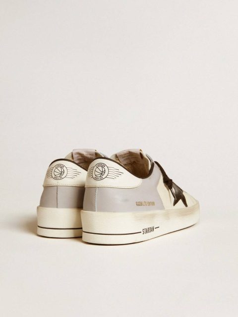 Stardan Golden Goose Men Men’s Stardan Ltd In Nappa And Leather With Suede Star And Leather Heel Tab - Image 4