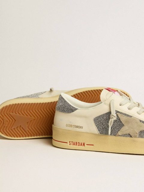 Stardan Golden Goose Men's Stardan In Suede With Sand Star And Swarovski Crystal Inserts Men - Image 4