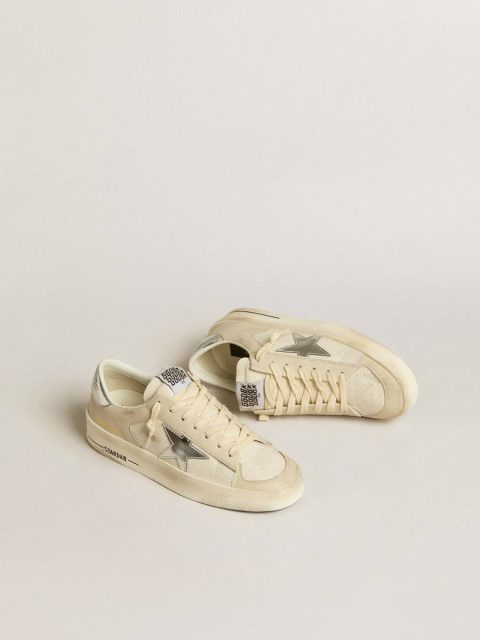 Stardan In Nappa With Silver Mirror-Effect Star And Heel Tab Women Golden Goose Stardan - Image 2