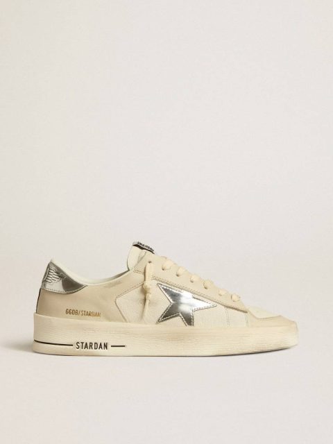 Stardan In Nappa With Silver Mirror-Effect Star And Heel Tab Women Golden Goose Stardan