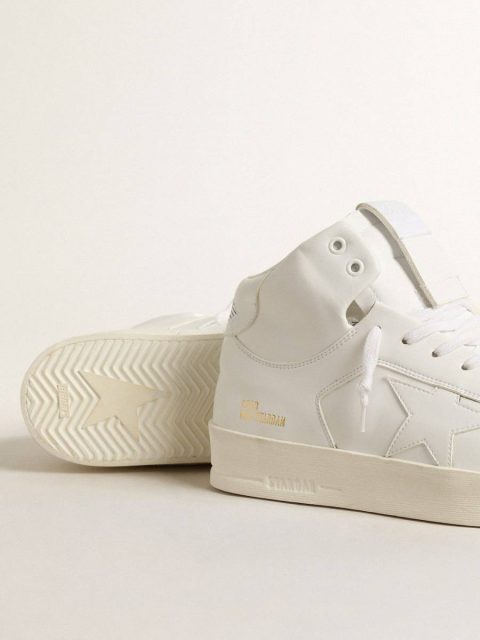 Stardan Men Golden Goose Men’s Bio-Based Mid-Stardan With White Star And Heel Tab - Image 4