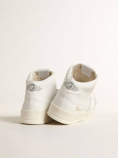 Stardan Men Golden Goose Men’s Bio-Based Mid-Stardan With White Star And Heel Tab - Image 5