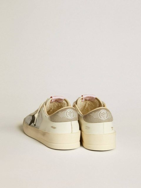 Stardan Men's Stardan In Leather And Nylon With Black Leather Star And Nubuck Heel Tab Men Golden Goose - Image 4