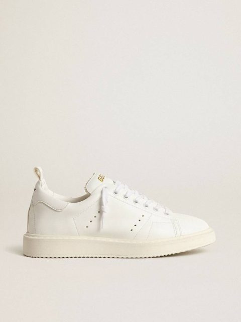 Starter Men Men’s Bio-Based Starter With White Star And Heel Tab Golden Goose
