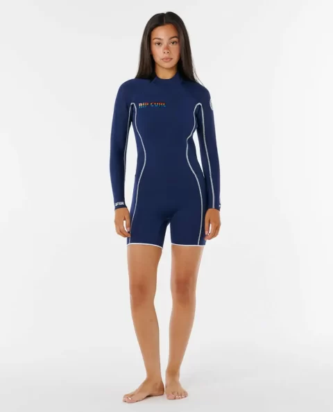 Stephanie Gilmore Dawn Patrol Back Zip Long Sleeve 2Mm Springsuit Rip Curl Springsuits Women - Image 4