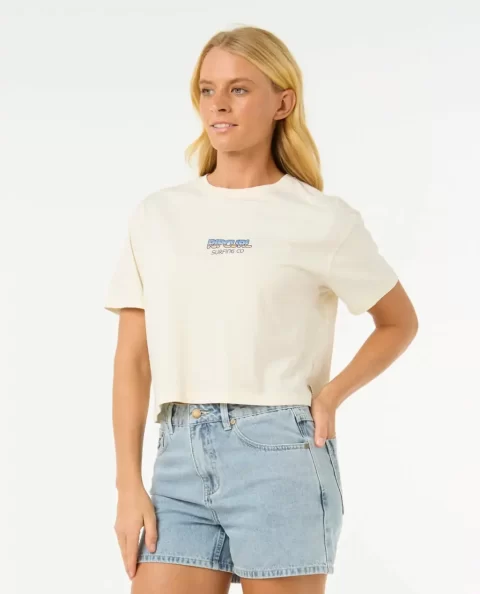 Sun & Sea Crop Tee Rip Curl Women Tees & Tanks - Image 2
