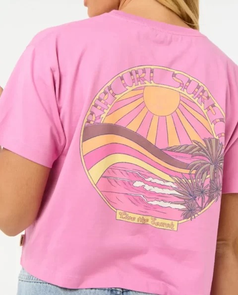 Sun & Sea Crop Tee Tees & Tanks Women Rip Curl - Image 4