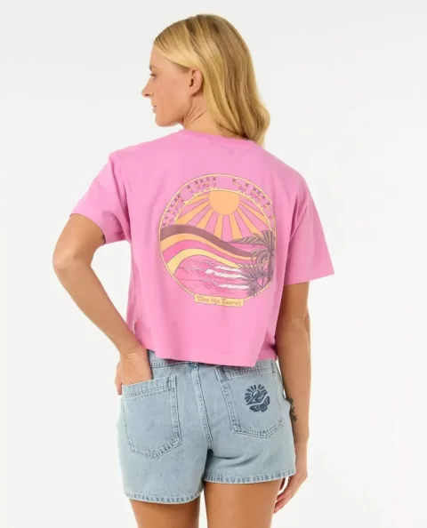 Sun & Sea Crop Tee Tees & Tanks Women Rip Curl