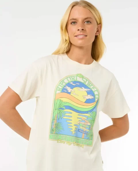 Sun & Sea Relaxed Tee Tees & Tanks Rip Curl Women