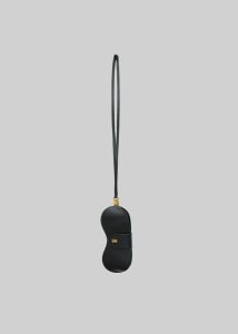 Sunglasses Black By Malene Birger Aya Sunny Sunglasses Leather Case - Black The Frankie Shop Women
