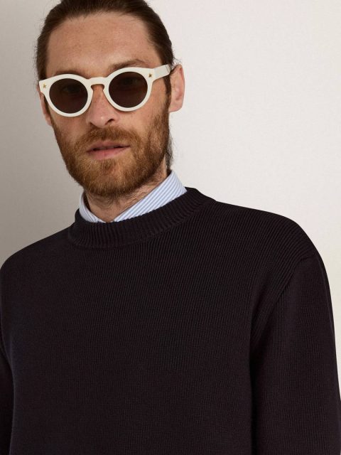 Sunglasses White Golden Goose Sunglasses Panthos Model With White Frame And Gold Details Women - Image 4