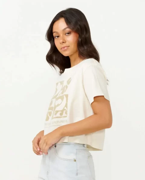 Sunset Seeker Crop Tee Women Rip Curl Tees & Tanks - Image 2