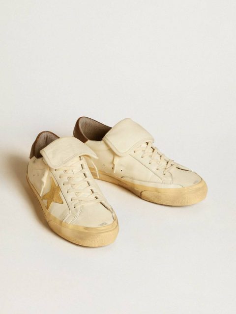 Super-Star Men Men's Super-Star Ltd In Nappa With Suede Star And Brown Heel Tab Golden Goose - Image 2
