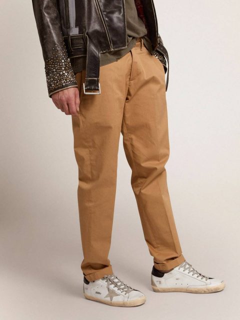 Super-Star Men's Super-Star With Black Heel Tab And Metal Stud Lettering Golden Goose Men - Image 3