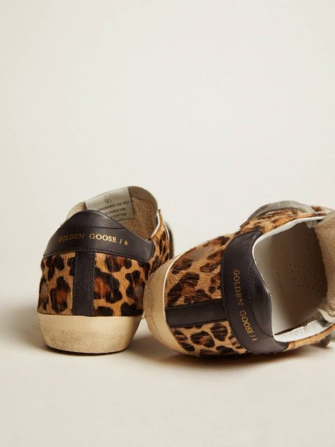 Super-Star Women Women's Super-Star In Leopard Print Leather Golden Goose - Image 4