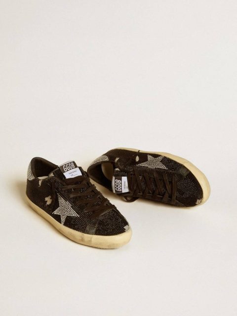 Super-Star Women's Super-Star In Suede And Swarovski Crystals With Silver Star Women Golden Goose - Image 2