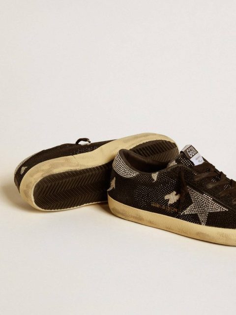 Super-Star Women's Super-Star In Suede And Swarovski Crystals With Silver Star Women Golden Goose - Image 4