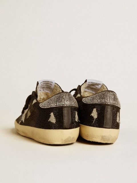 Super-Star Women's Super-Star In Suede And Swarovski Crystals With Silver Star Women Golden Goose - Image 5