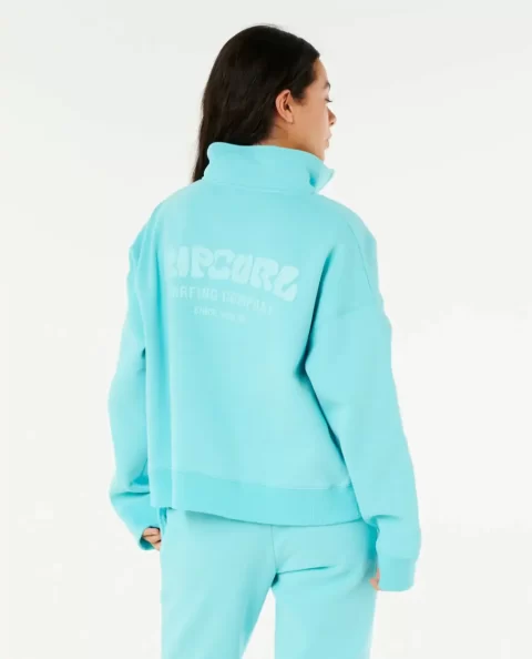 Surf Puff 1/4 Zip Hoodies & Fleece Women Rip Curl - Image 3