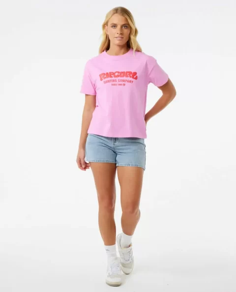 Surf Puff Relaxed Tee Women Tees & Tanks Rip Curl - Image 4