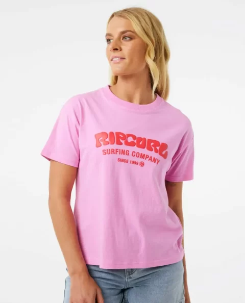Surf Puff Relaxed Tee Women Tees & Tanks Rip Curl